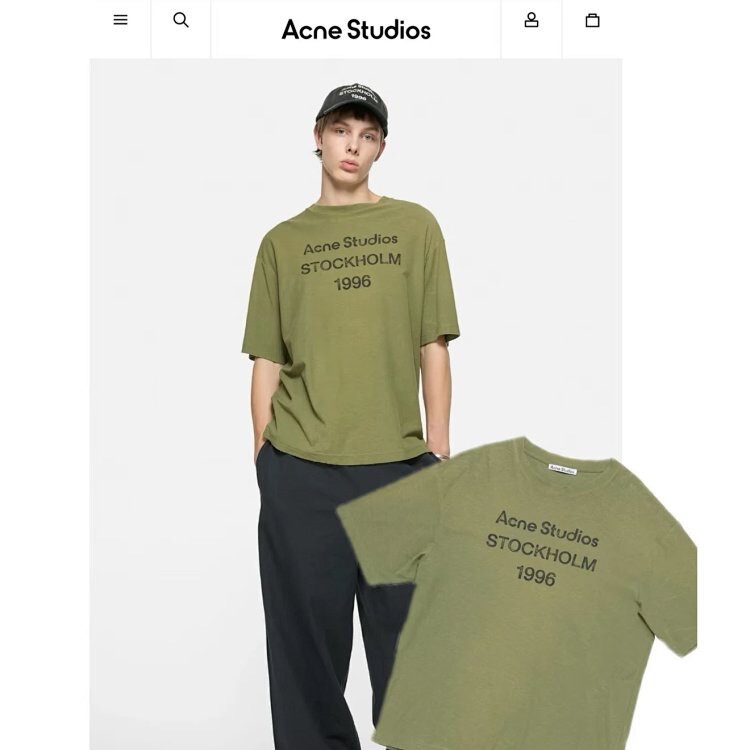 Olive Green Distressed Ac 1996 Washed Vintage Gradient Lightweight Short-Sleeve T-Shirt Olive Green Distressed Ac 1996 Washed Vintage Gradient Lightweight Short-Sleeve T-Shirt