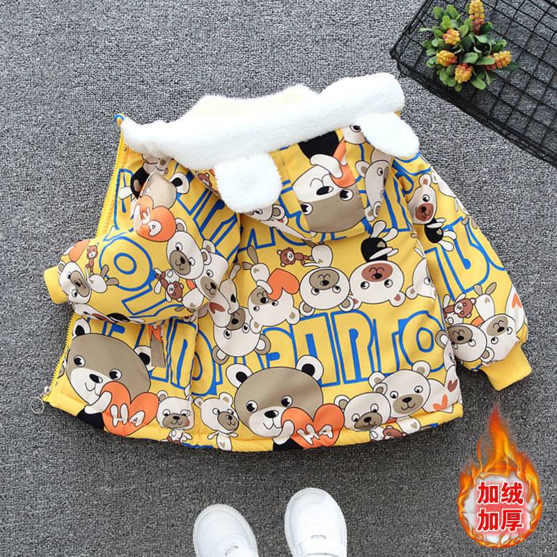 Girls' Autumn and Winter Coat 2025 New Stylish Children's Long Trench Coat Winter Fleece Thick Parka for Girls