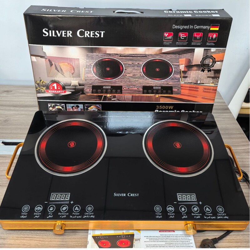 電気セラミックストーブ新しいダブルストーブ電気セラミックストーブ多機能ダブルヘッド電気ストーブ家庭用超ハイパワー 3500 ワットインテリジェントタイミング|undefined