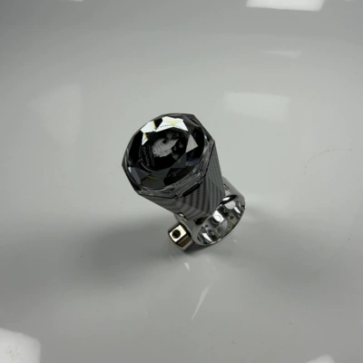 Steering wheel booster Booster with Logo, Universal - carbon-fiber-surface