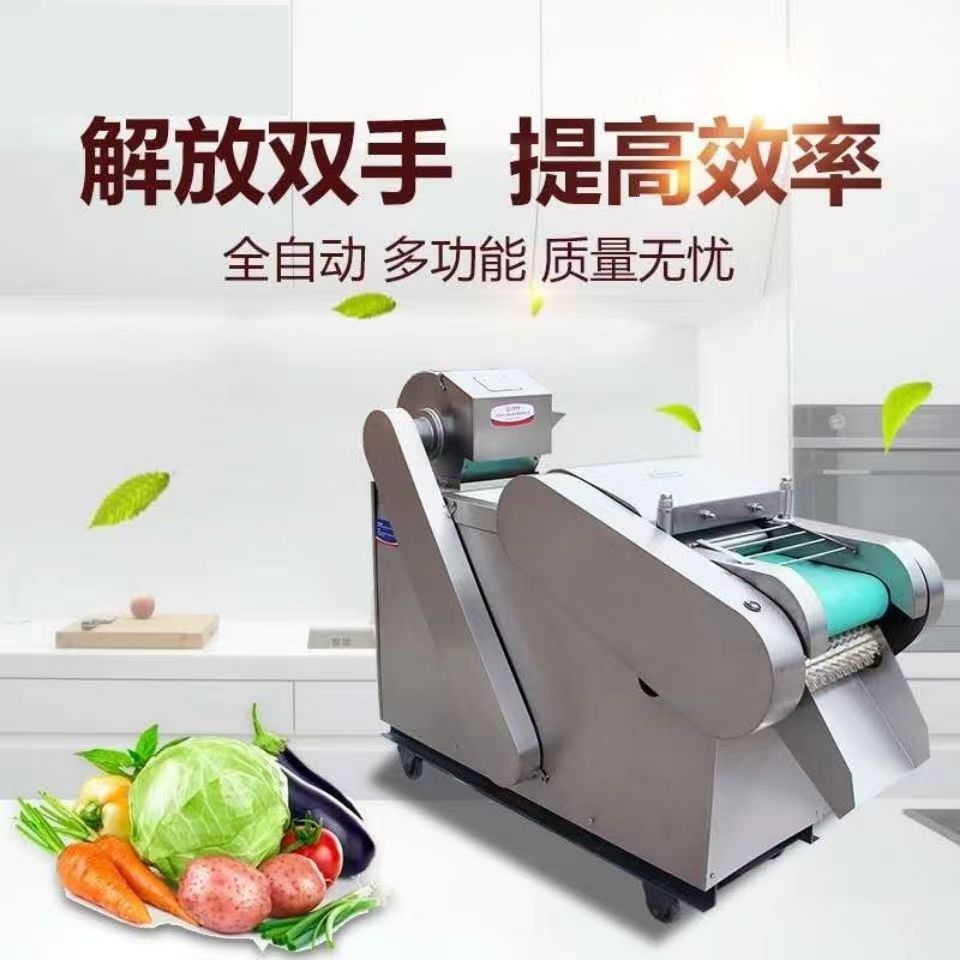 商用双头切菜机 1000型万能切菜机 食堂全自动切菜机型号规格价格