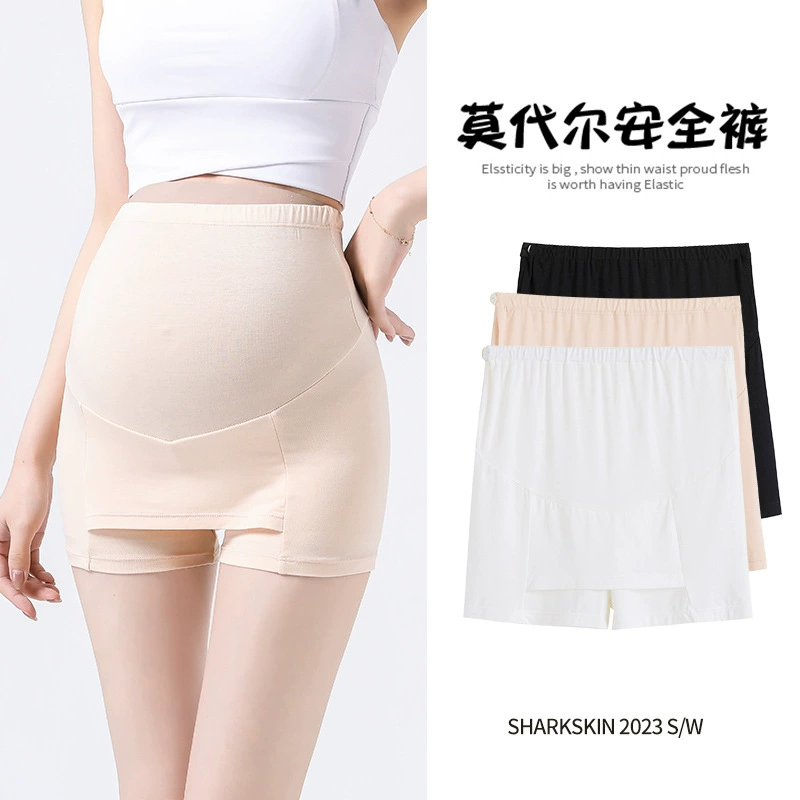 Защитные штаны для беременных, леггинсы с защитой от света, шорты, весенне-летние тонкие модальные брюки для наружного ношения, летняя одежда для беременных