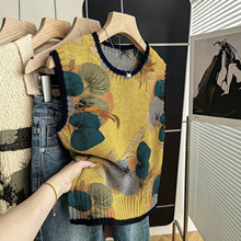�羳����ѷ�����ɭϵƴɫ����Բ���������������ͷ��֯��ֱ��