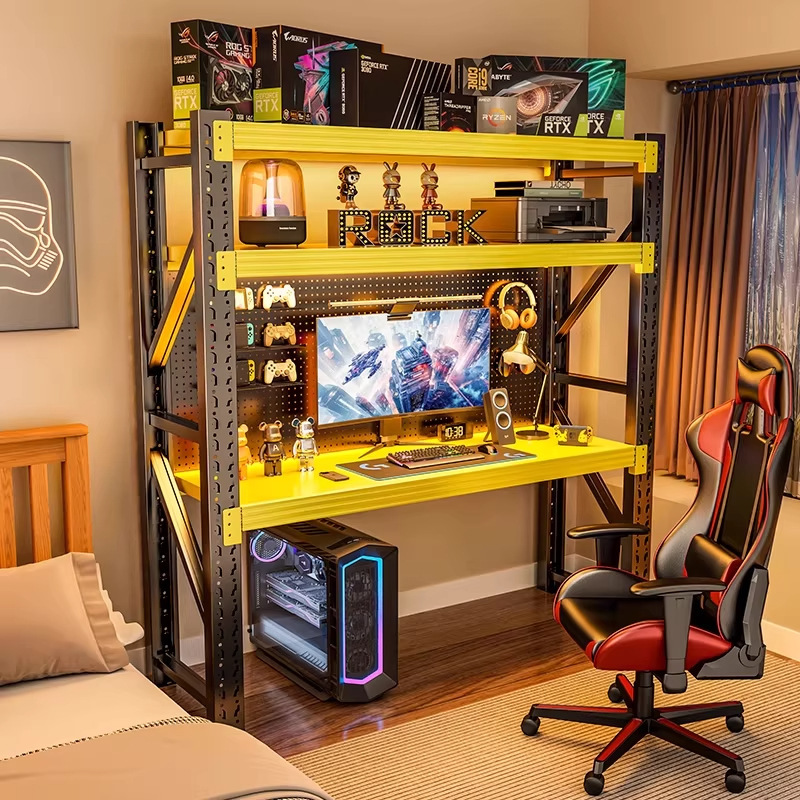 Computer Desk Adjustable Table Desktop Simple Shelf Gaming Desk DIY Multi-Layer Storage Rack Household Storage Rack