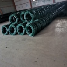 包塑绿色镀锌铁丝彩色捆扎线通信光缆扎线丝户外塑料捆绑丝