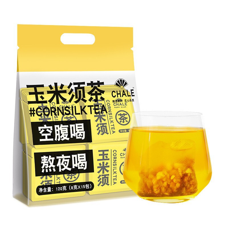 Leisure health Tea [corn beard tea] staying up late tea corn beard tea bag for men and women