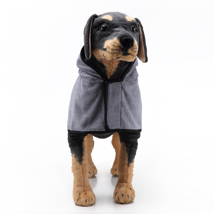 Universal Absorbent Dog Bathrobe And Pet Towel Blanket For Dogs_voghion.com