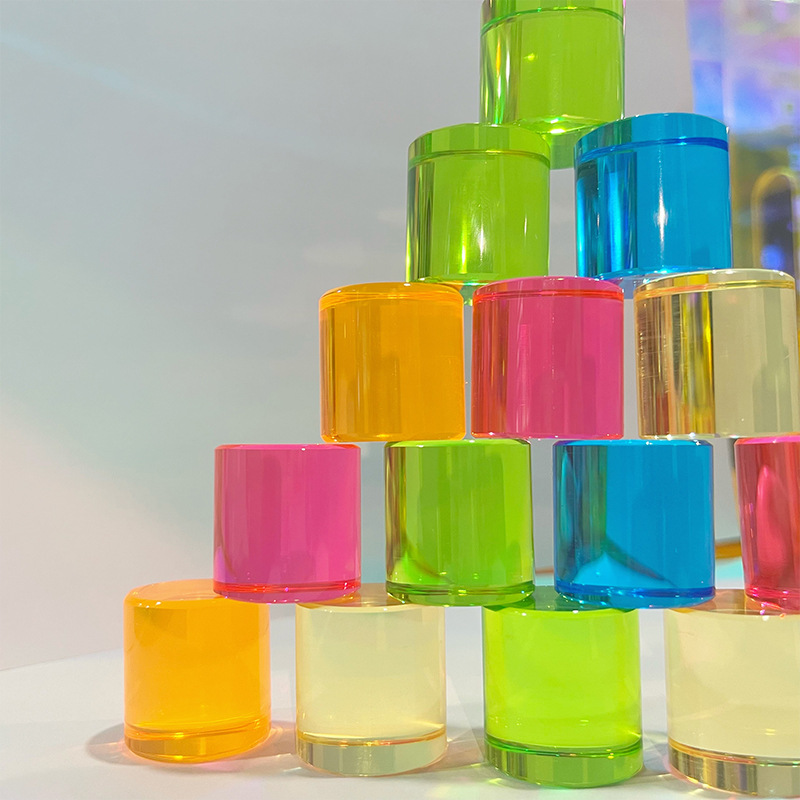 亚克力圆柱积木