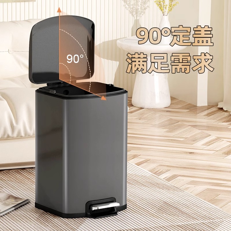 JF cocina de acero inoxidable contenedor doméstico gran capacidad 2025 nuevo pie pie pie sala de estar cubierta de cinta de almacenamiento pie