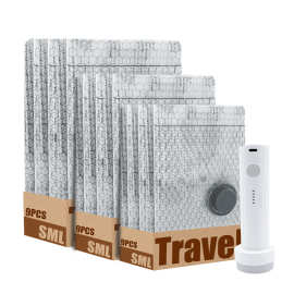 TK真空压缩收纳袋亚马逊跨境行李箱衣物收纳袋衣服T恤内衣压缩袋