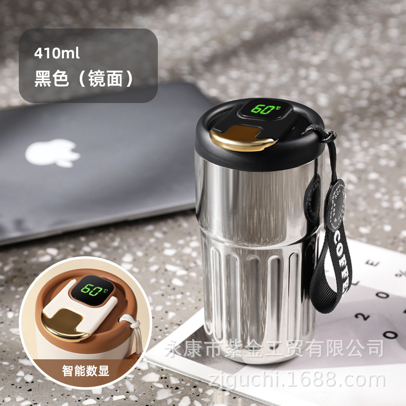 316 Taza de café con aislamiento de estilo nuevo de acero inoxidable para hombres y mujeres, taza de regalo de alto valor, botella de agua de letras portátil para estudiantes