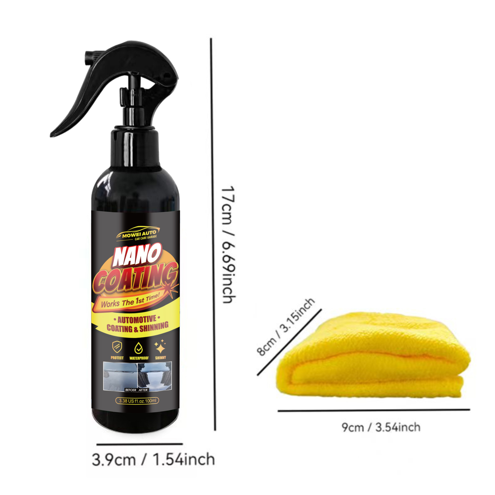 Нано-покрытие для автомобиля Mowei Auto Nano Coating