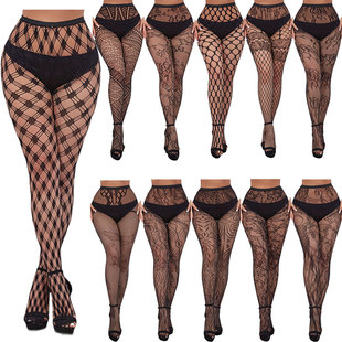 Halloween new spot European and American jacquard bat stockings dense bat stockings jacquard fishnet stockings