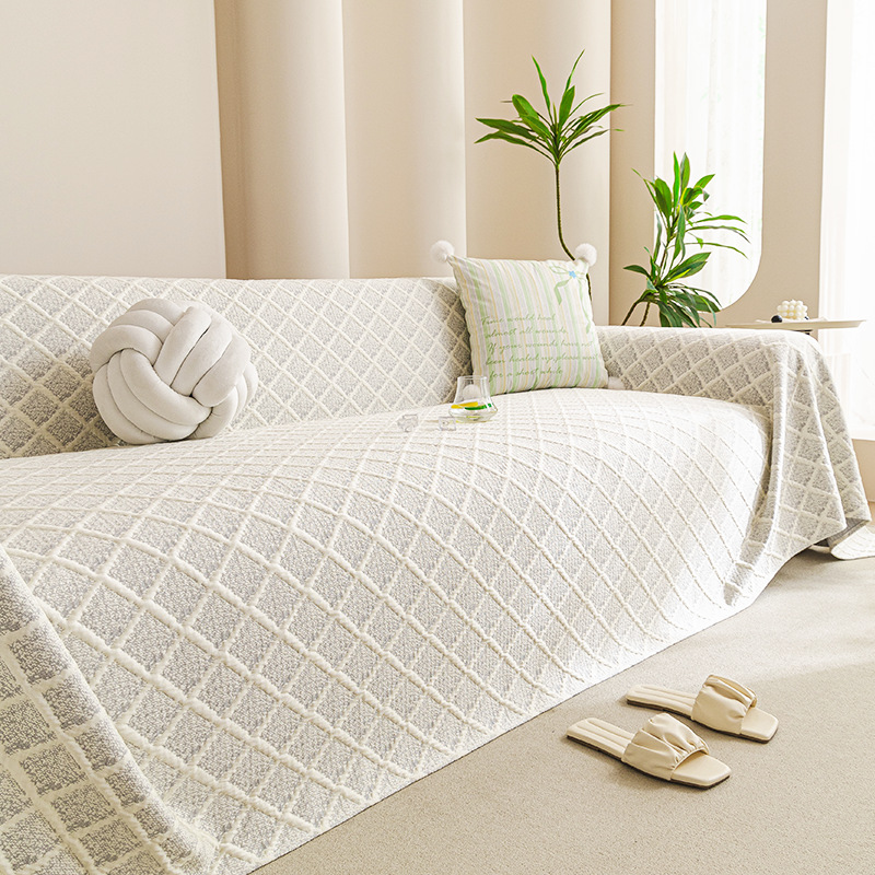 Sofa Slipcover 2026 New Summer Full-Coverage High-End Set, Non-Slip One-Piece Cool-Feel Combination Sofa Cover Cloth_voghion.com