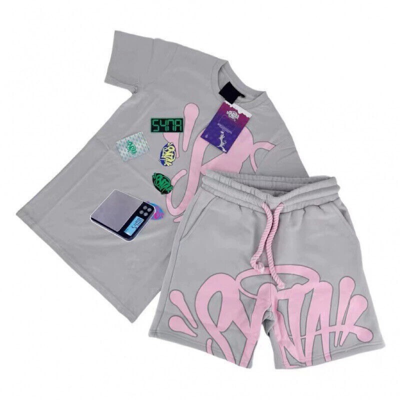 Men's Trendy Casual 3D Digital Printed Short Sleeve T-Shirt And Shorts Tracksuit Summer Fashion_viptrois.com