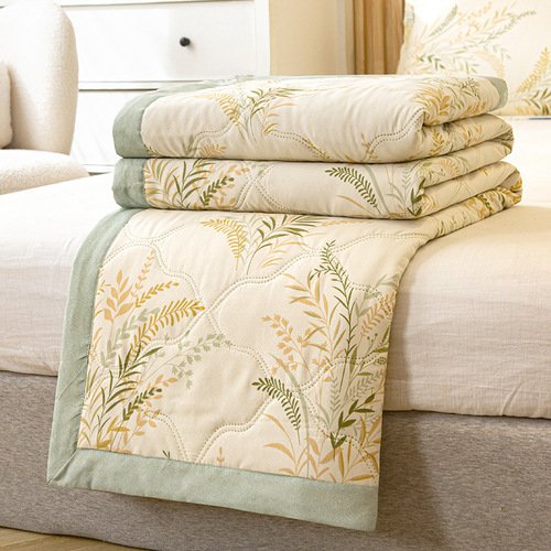 Summer washed cotton summer cool quilt bedding washed air-conditioned summer quilt single double quilt core student dormitory thin quilt