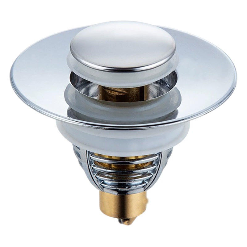 Пробка для умывальника протекающая из нержавеющей стали дезодорант отскок сердечник пресс тип раковина сливной умывальник универсальные аксессуары