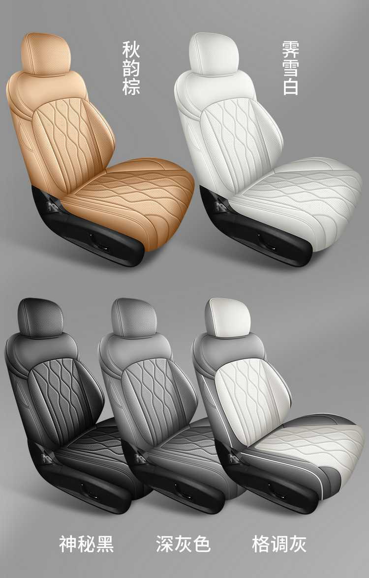 Specifically designed for 26 models of Geely Galaxy Starlight 6 car seat covers, all-season universal full-coverage cushion leather seat covers