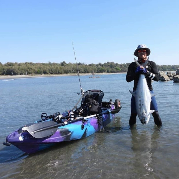 Наружная рыбацкая лодка, ножная педаль, электроэнергия, может быть установлена рыбацкая лодка Luya с балансировочной бочкой, устойчивость к столкновениям