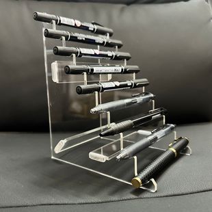 Transparent Acrylic Convenient Assembly Pen Holder Office Study Stationery Store Pen Ink Pen Display Stand