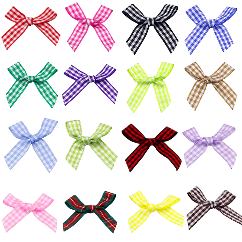 В наличии оптом 1 см плед с бантом аксессуары для одежды нижнее белье аксессуары Игрушка декоративная лента маленькая бабочка