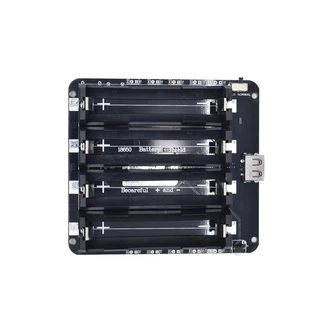 四路18650锂电池扩展板V8移动电源扩展板 兼容 树莓派过充保护 5V