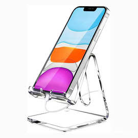 亚克力手机支架桌面透明手机支架兼容Phone17 16 15 Pro Max Mini