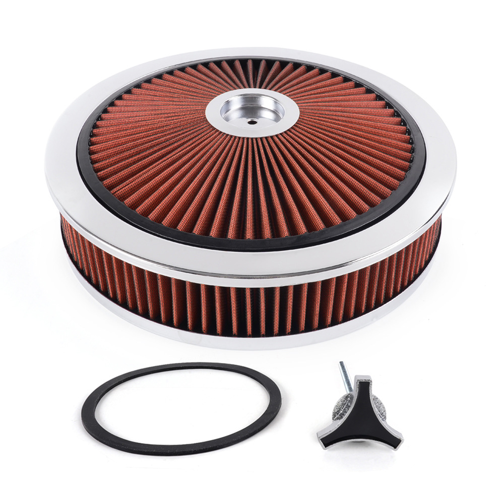 Cross-border car modification parts air filter 14x 3 round large flow air filter YX003-70-115