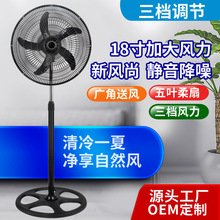 跨境18寸遥控落地扇110/220V家用外贸定时电风扇办公宿舍落地风扇
