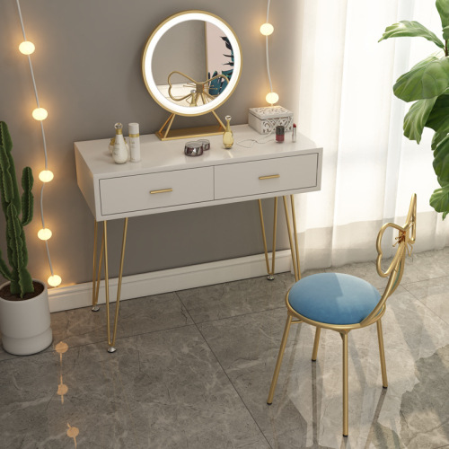 Internet celebrity dressing chair, manicure chair, detachable backrest chair, girly heart, small apartment bedroom, princess butterfly makeup chair