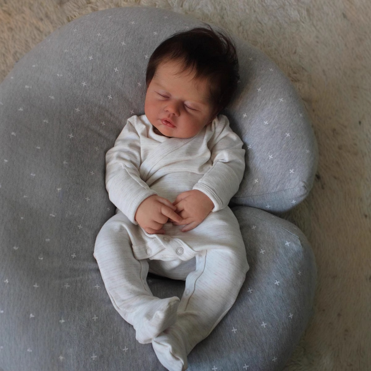 Muñeca realista de bebé recién nacido NPK de 19 pulgadas, suministro transfronterizo, envío directo ZAIN