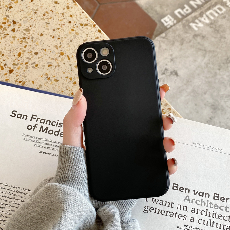 Apple 17 ルービックキューブストレートエッジ模造液体シリコーン携帯電話ケース iphone16 落下防止 Apple 15 保護カバーに適しています。|undefined