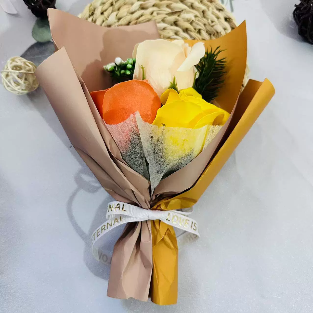Small fresh gift box for St. Valentine's Day, Birthday gift
