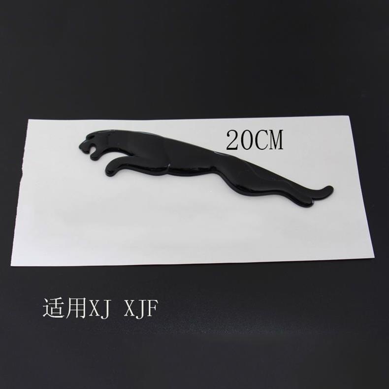 Suitable for Jaguar black car logo XJL XEL XFL FPACE AWD rear trunk logo with leopard English lettering