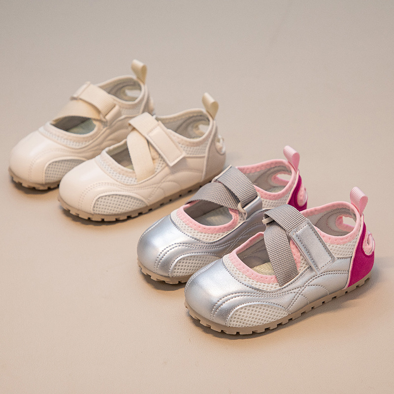 女の子バレエスタイルトレーニングシューズ 2025 秋の新女の子メリージェーンスニーカープリンセス浅口ベビーサンダル|undefined