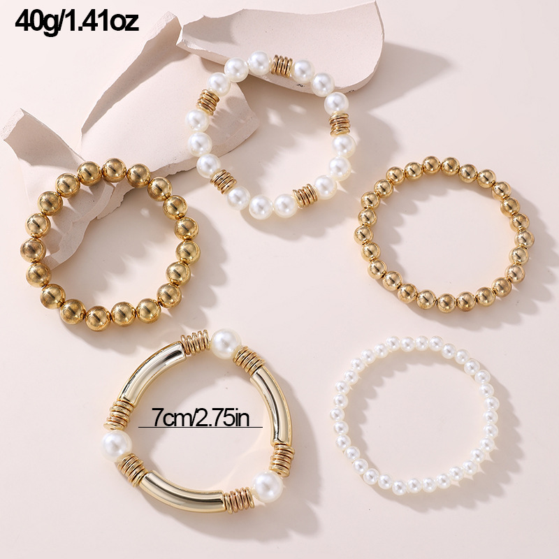 Modisches Perlenarmband Mit Muschel Elementen Für Damen_voghion.com