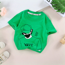 儿童短袖t恤纯棉女童夏装婴儿宝宝夏季男童上衣一件代发中小童