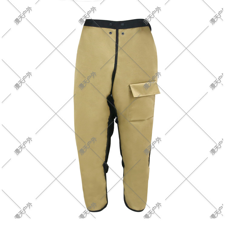 Protector de piernas de 5 capas para motosierra, delantal de corte de madera, exportación transfronteriza