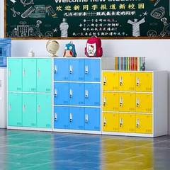 スチール製学生用カラーランドセルキャビネット、幼稚園教室収納キャビネット、ロッカー、保管キャビネット、教室用ローキャビネット