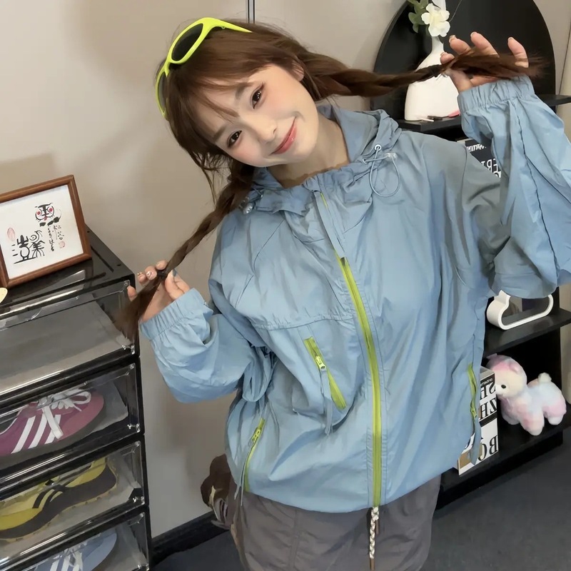 アウトドア軽量日焼け止め UPF50+クリーンフィットスポーツウェアアイスシルク速乾性オリジナル糸日焼け止め服|undefined