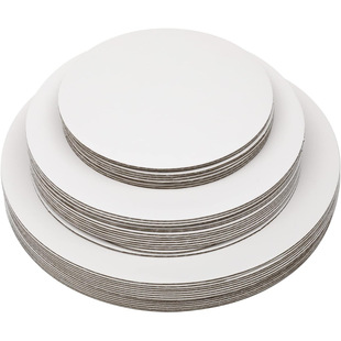 White Cake Base Round Corrugated Cake Mat Cake Board Cake Board Wholesale