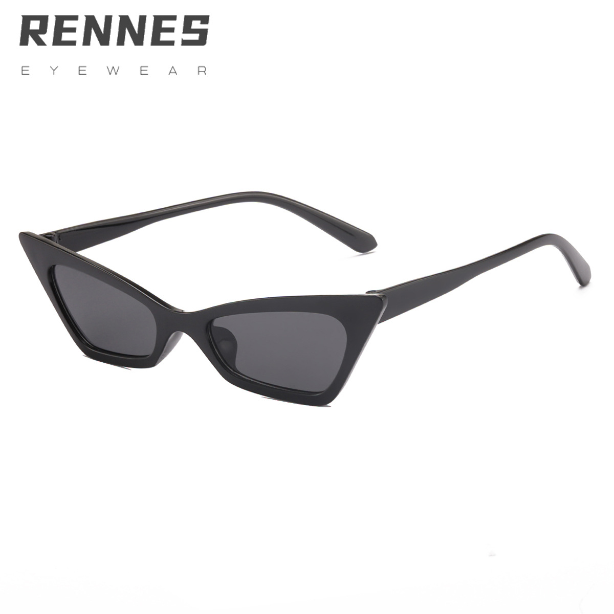 2022 nueva moda europea y americana Ojo de gato pequeño marco gafas de sol ins jalea color gafas de sol personalizadas calle tiro gafas decorativas