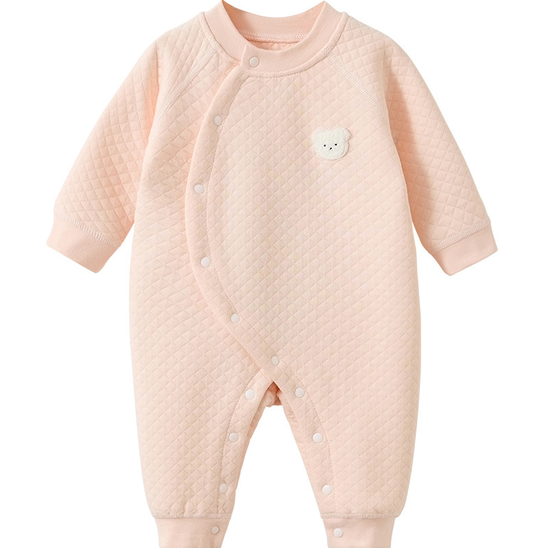 Primavera, otoño, invierno, camiseta de bebé, recién nacidos, cálido, algodón delgado para niños, niñas y niños pequeños, ropa de otoño, ropa de bebé