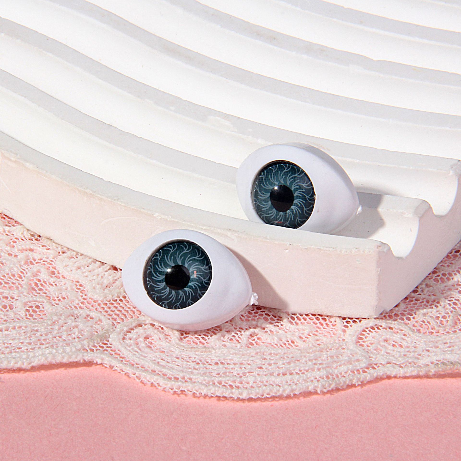 Accesorios de resina respetuosos con el medio ambiente en relieve accesorios de teléfono móvil hechos a mano DIY · cuentas de ojo 14x19mm cuentas de ojo en forma de barco