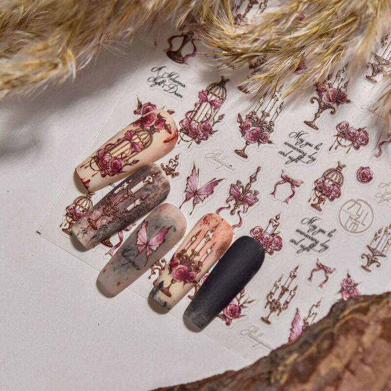 Tomoni Thin Tough Nail Art Sticker Explosions Japanese Ballet Style Nail Art Sticker Lace Bow Nail Art Auxiliary Sticker Tomoni Thin Tough Nail Art Sticker Explosions Japanese Ballet Style Nail Art Sticker Lace Bow Nail Art Auxiliary Sticker