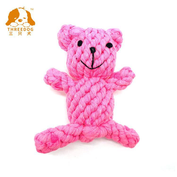 工厂供应宠物棉绳狗玩具套装组合 长颈鹿飞盘套装跨境电商