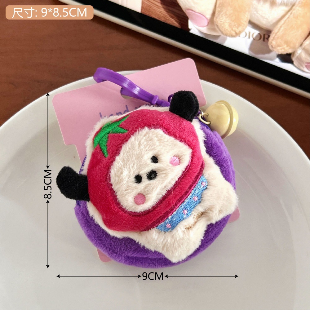 Cute muñeca pingüino bolso de cambio colgante chica corazón muñeca paquete de datos de cable bolsas de almacenamiento de lápiz labial bolsas de auriculares al por mayor image 19