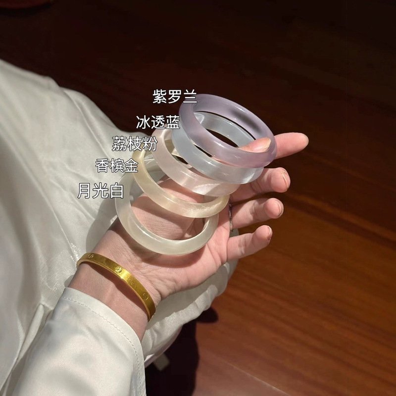 high quality White Moonlight Bracelet Women's Cat's Eye Light Luxury High-end Bracelet Girls' Birthday Gift for Girlfriend