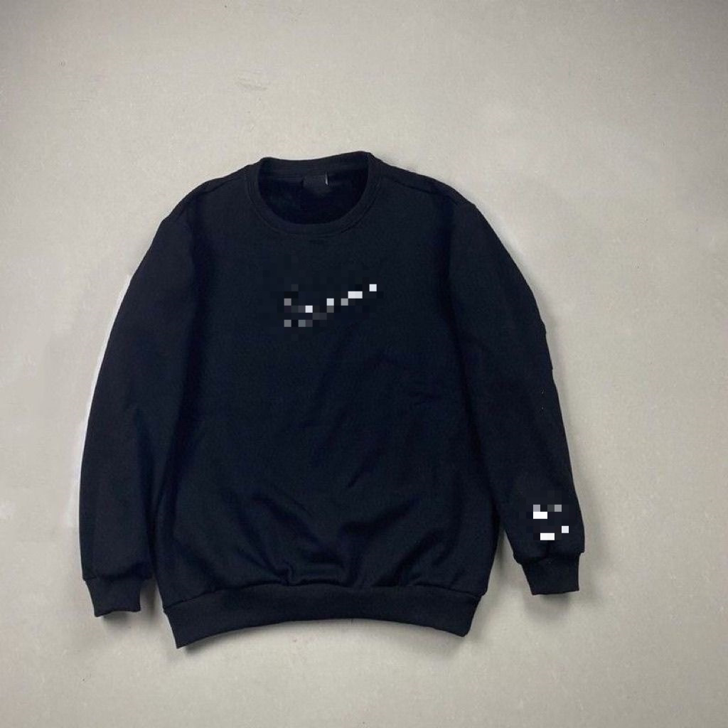 Spring and Autumn simple sports round-neck unisex sweatshirt, knitted pullover, long-sleeved, stylish, for layering, wholesale