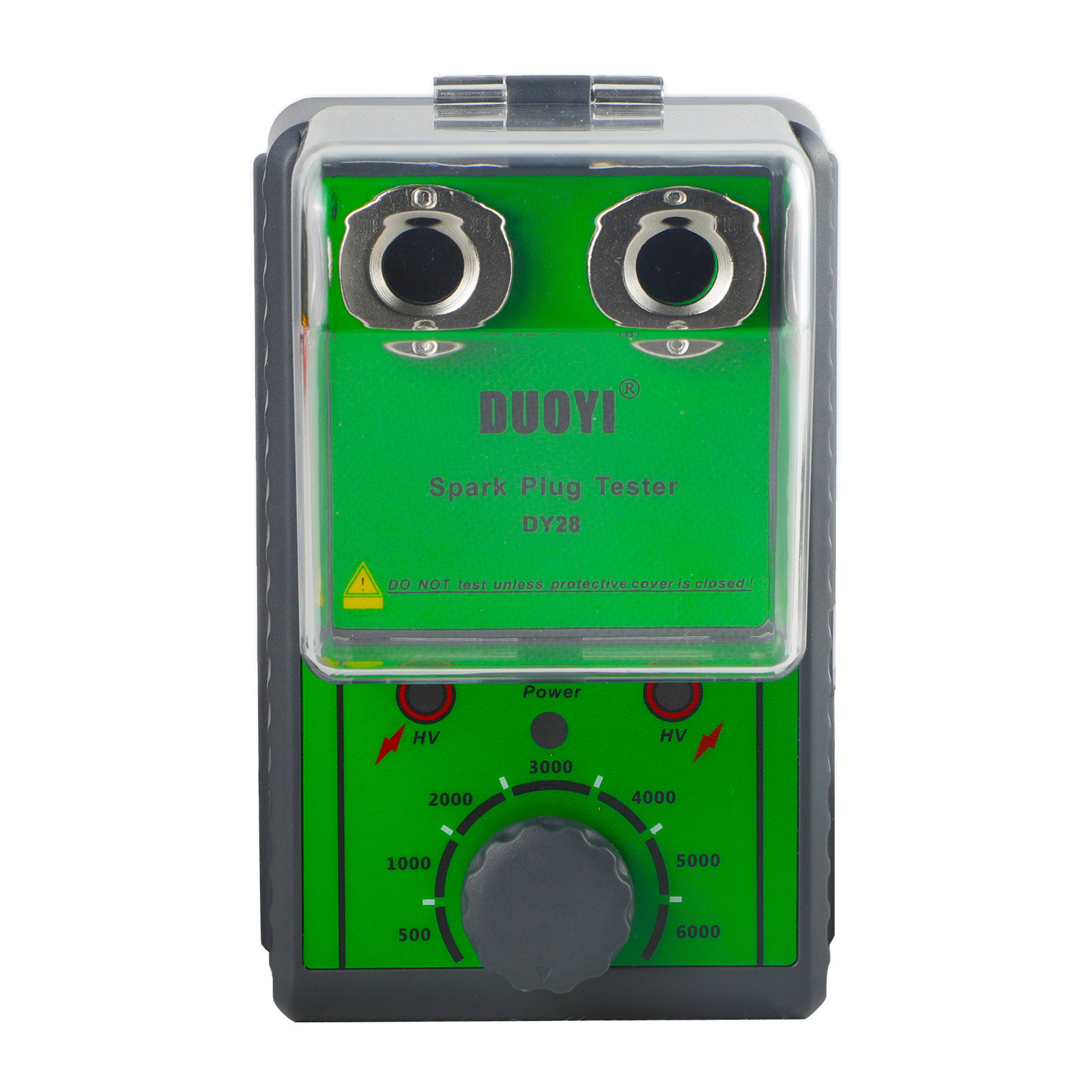 DY28 double-hole spark plug tester, spark plug analyzer, diagnostic tool, car spark plug detector